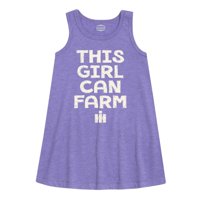 This Girl Can Farm IH Girls Aline Dress