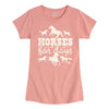 Horses for Days IH Girls Fitted Short Sleeve Tee