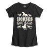 Horses for Days IH Girls Fitted Short Sleeve Tee