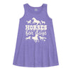 Horses for Days IH Girls Aline Dress