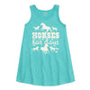 Horses for Days IH Girls Aline Dress