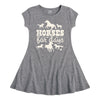 Horses for Days IH Girls Fit and Flare Dress