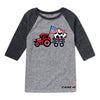 Americana Tractor Animals Case IH Kids Raglan