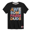 Awesome Farm Dude IH Kids Short Sleeve Tee