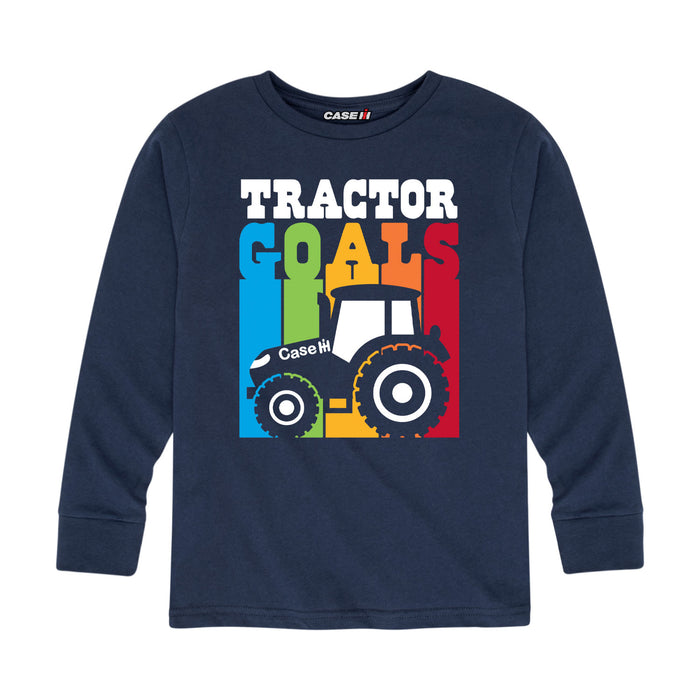 Tractor Goals Case IH Kids Long Sleeve Tee