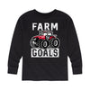 Farm Goals IH Kids Long Sleeve Tee