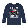 Farm Goals IH Kids Long Sleeve Tee