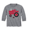 Red Tractor Boy IH Kids Long Sleeve Tee