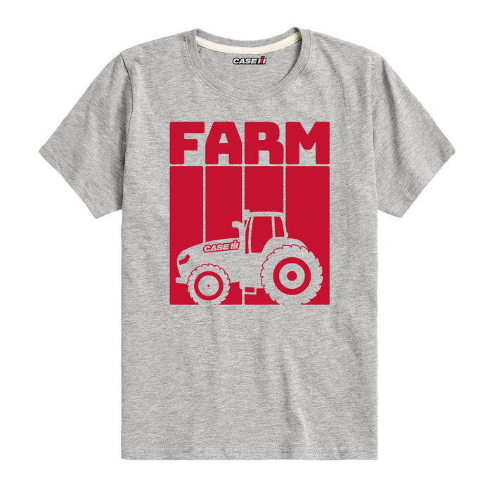 Retro Farm Tractor Case IH Kids Short Sleeve Tee