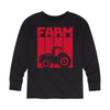 Retro Farm Tractor Case IH Kids Long Sleeve Tee