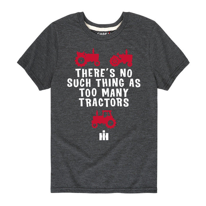 Too Many Tractors IH Kids Short Sleeve Tee