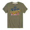 IH Harvester BBTail Patriotic Kids Short Sleeve Tee