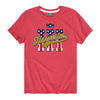 IH Harvester BBTail Patriotic Kids Short Sleeve Tee