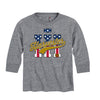 IH Harvester BBTail Patriotic Kids Long Sleeve Tee