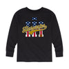 IH Harvester BBTail Patriotic Kids Long Sleeve Tee