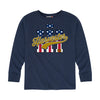 IH Harvester BBTail Patriotic Kids Long Sleeve Tee