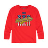 IH Harvester BBTail Patriotic Kids Long Sleeve Tee