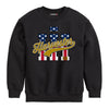 IH Harvester BBTail Patriotic Kids Crew Fleece