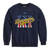 IH Harvester BBTail Patriotic Kids Crew Fleece