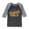 IH Harvester BBTail Patriotic Kids Raglan