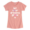 Let Your Dreams Grow IH Kids Fitted Short Sleeve Tee