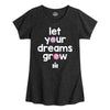 Let Your Dreams Grow IH Kids Fitted Short Sleeve Tee