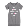 Let Your Dreams Grow IH Kids Fleece Dress