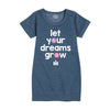 Let Your Dreams Grow IH Kids Fleece Dress