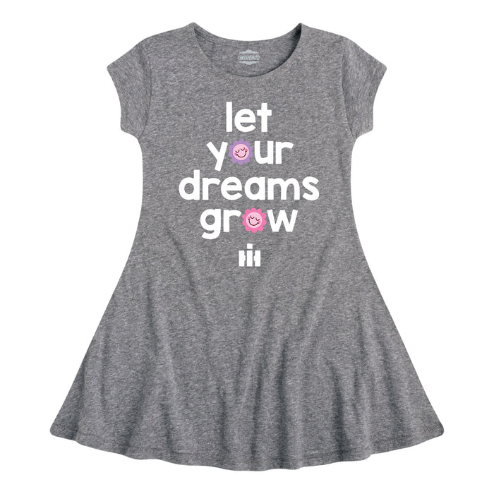 Let Your Dreams Grow IH Kids Fit and Flare Dress