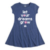 Let Your Dreams Grow IH Kids Fit and Flare Dress