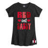 Red And Sassy IH Kids Fitted Short Sleeve Tee