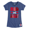 Red And Sassy IH Kids Fitted Short Sleeve Tee