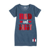 Red And Sassy IH Kids Fleece Dress