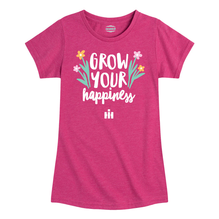 Grow Your Happiness IH Kids Fitted Short Sleeve Tee