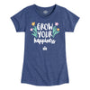 Grow Your Happiness IH Kids Fitted Short Sleeve Tee