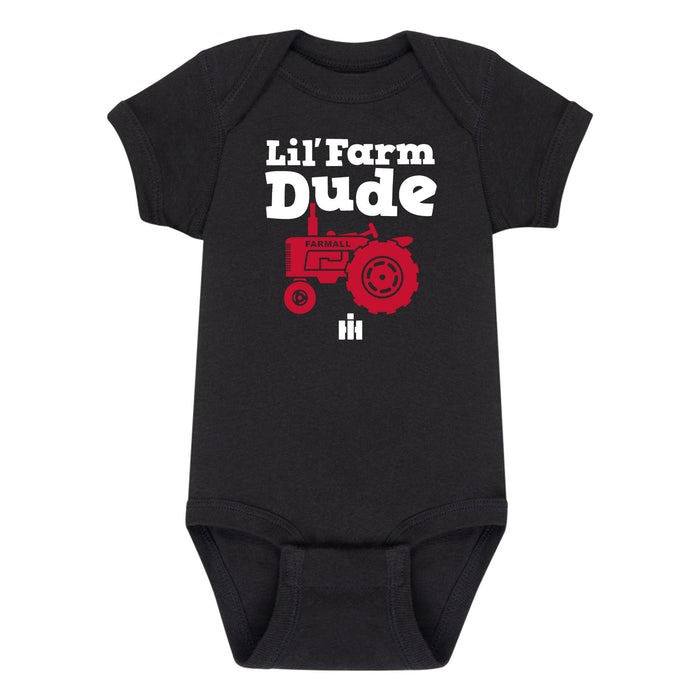 Lil Farm Dude Tractor IH Infant One Piece