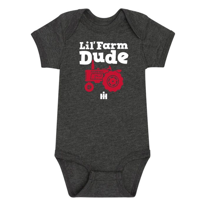 Lil Farm Dude Tractor IH Infant One Piece