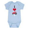 I Heart Red Tractors IH Infant One Piece