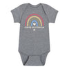 Center Of Attention Rainbow IH Infant One Piece