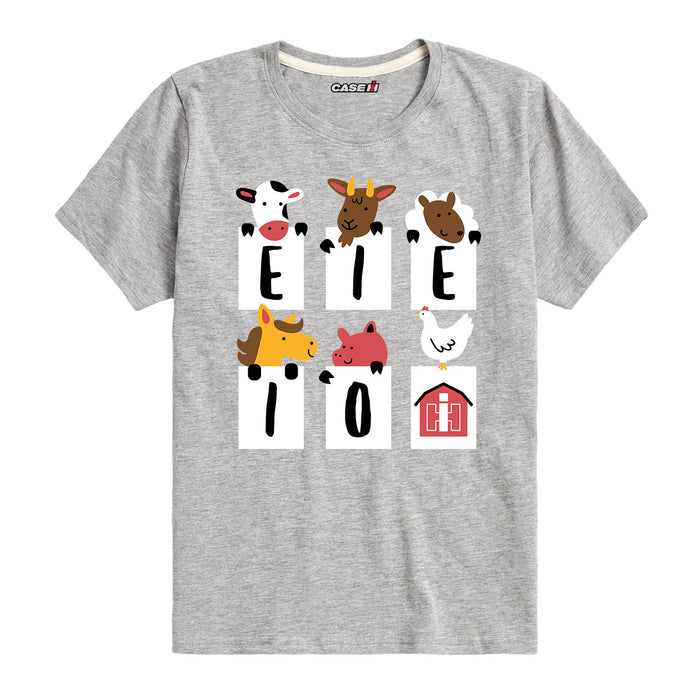 E-I-E-I-O Barnyard Animals IH Kids Short Sleeve Tee