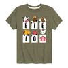 E-I-E-I-O Barnyard Animals IH Kids Short Sleeve Tee