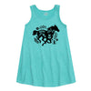 Freespirit Horse Girls Aline Dress