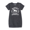 Horses Make Me Happy Girls Fleece Dress