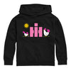 IH Logo Chickens Girls Pullover Hoodie