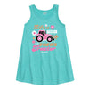 Life is Better Papas Tractor Kids Aline Dress