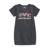 Peace Love Farm Girls Fleece Dress