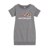 Peace Love Farm Girls Fleece Dress