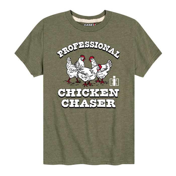Professional Chicken Chaser Boys Short Sleeve Tee