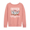 Chicken Whisperer Womens French Terry Pullover