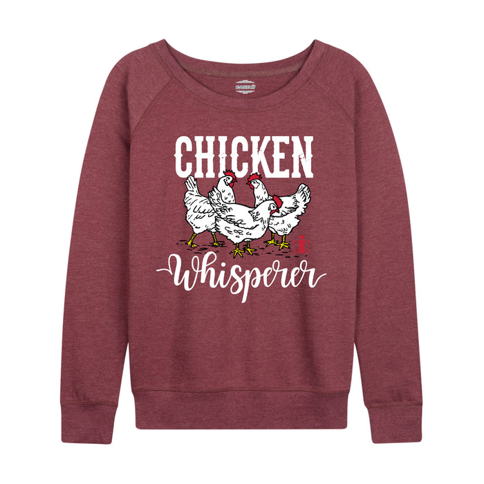 Chicken Whisperer Womens French Terry Pullover